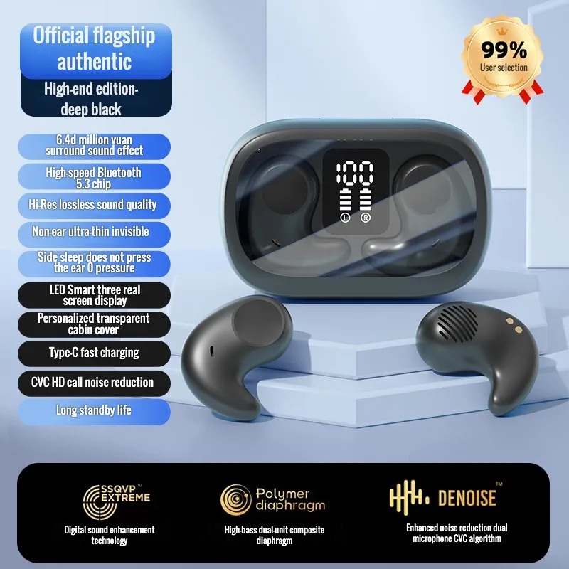 Mới Tai Nghe Nhét Tai bluetooth 5.2 tws mini Chống Thấm Nước