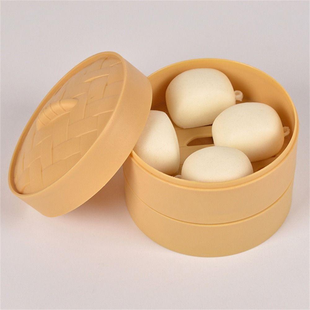 Mmluck Đồ Chơi Mô Phỏng Bánh Bao Hấp Thiết Kế Cảm Biến Giảm Căng Thẳng Thoải Mái Làm Quà Sinh Nhật Cho Trẻ Em