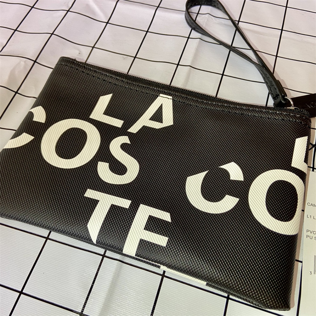 Ví Cầm Tay unisex 6 Màu Trơn Có Khóa Kéo Thời Trang Mới 2024