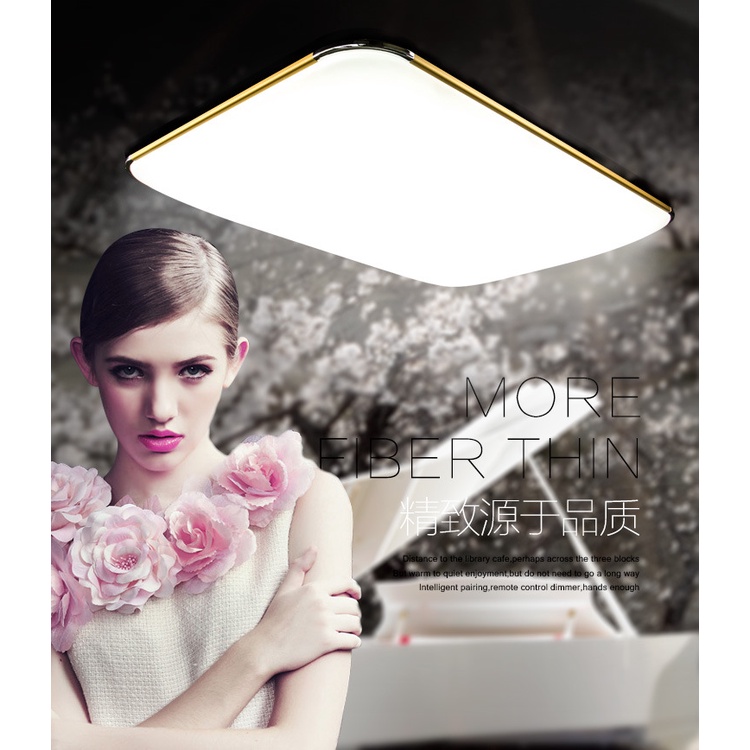 Đèn Trần Bóng led Hình Chữ Nhật Chất Liệu Nhôm acrylic Thiết Kế Đơn Giản Hiện Đại Trang Trí Phòng Khách /