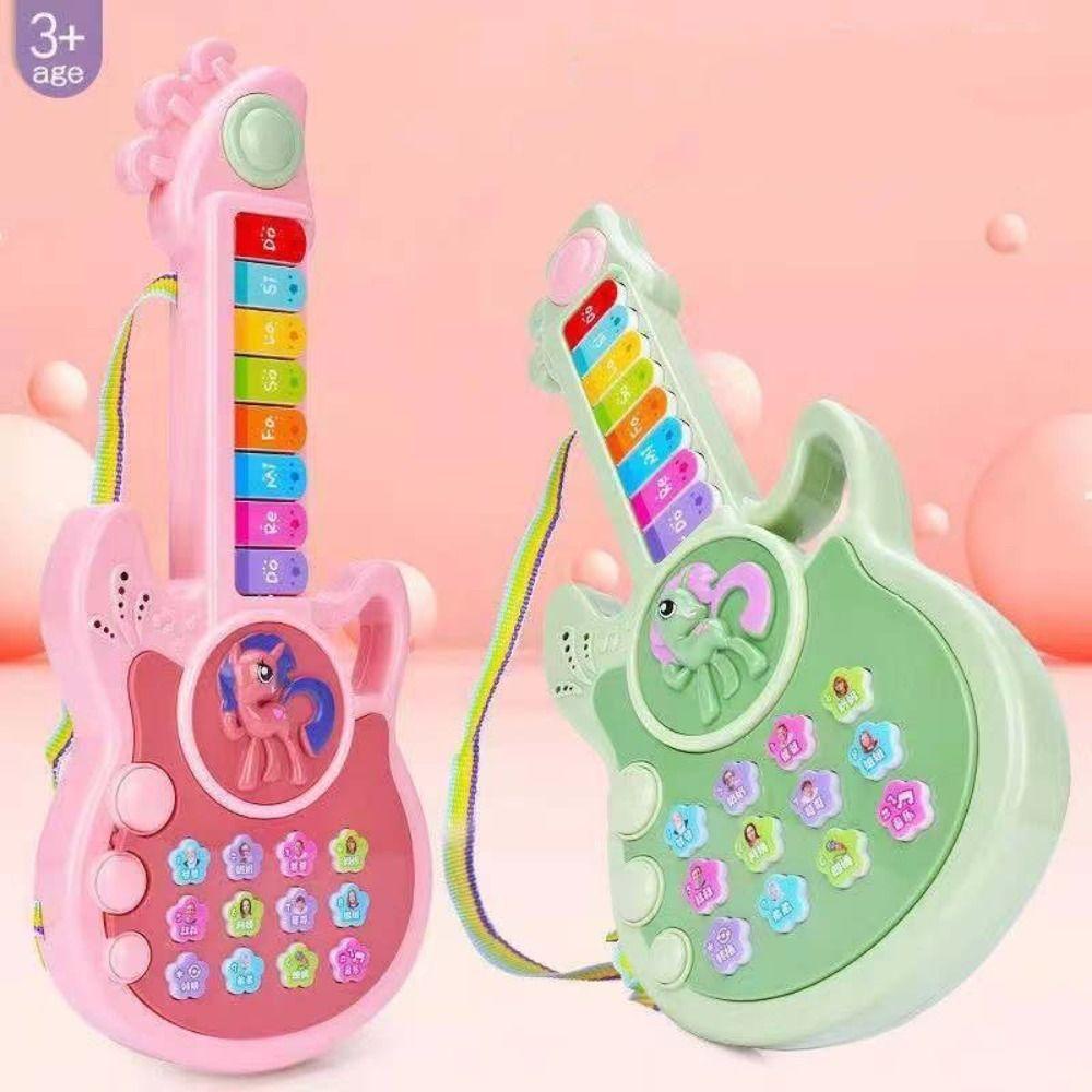 Đồ Chơi Đàn Ghita Điện mmluck Dễ Thương Cho Bé