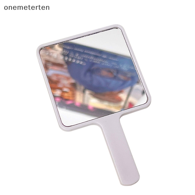 Rten Gương Trang Điểm Cầm Tay Hình Vuông Nhỏ Gọn Họa Tiết Hoạt Hình Xinh Xắn Cho Nữ