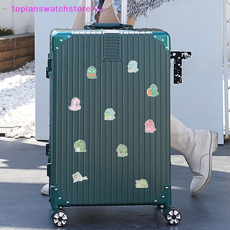 Set 50 sticker Chống Thấm Nước Hình Khủng Long Dễ Thương Dùng Để Trang Trí laptop / Điện Thoại / Ván Trượt vn