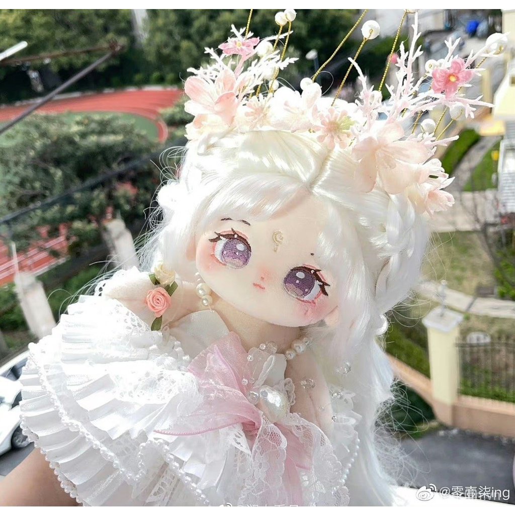 20cm Cotton Doll with Skirt for Free Doll Clothes Dress-up Human-Shaped Doll Super Cute Girls Gifts Cute Doll