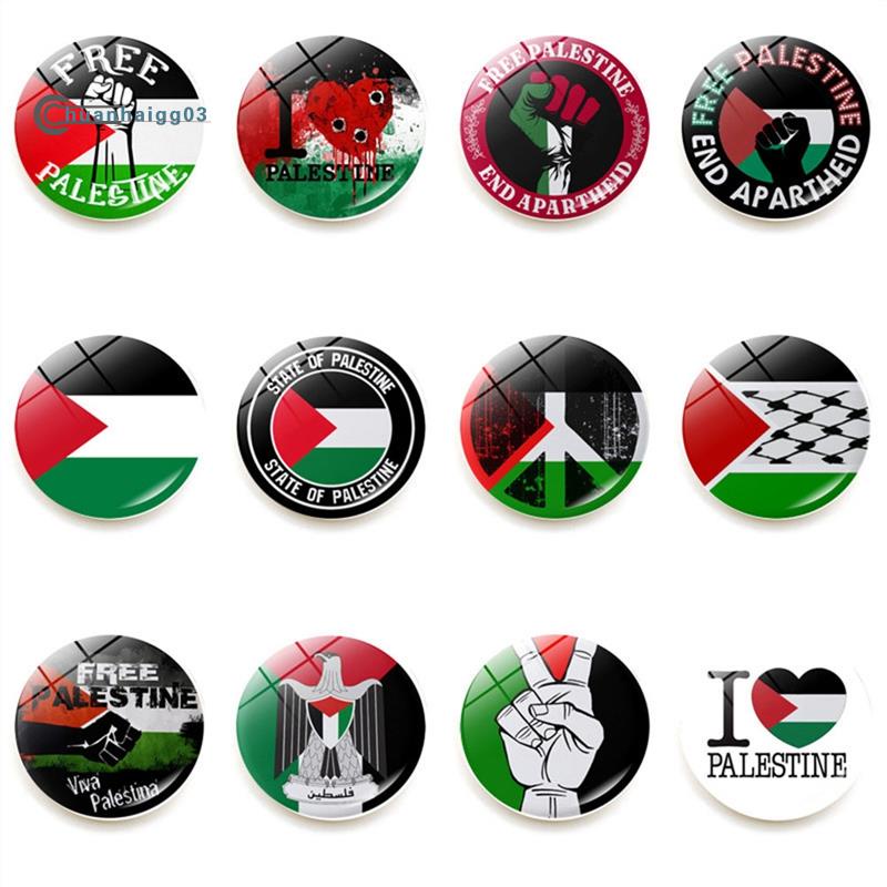 12 Chiếc Palestine Cờ Huy Hiệu Tình Bạn Ve Áo Pin, Palestine Pin, Palestine Cờ Pin, Dành Cho Nam Nữ 