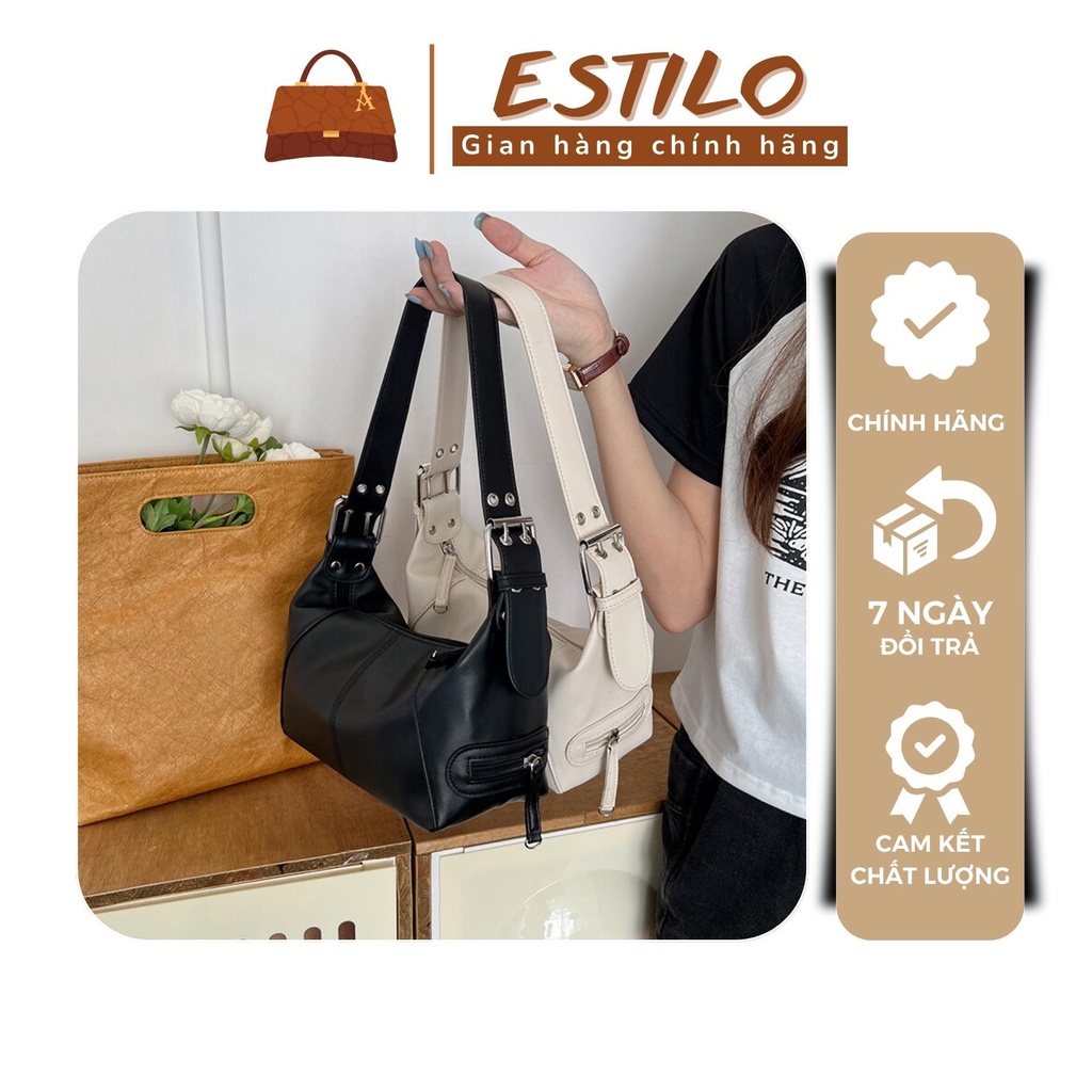 Túi xách nữ đeo chéo, đeo vai ESTILO size 22cm HA399
