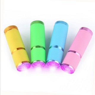 Đèn led sấy khô sơn móng tay uv gel màu vàng mini
