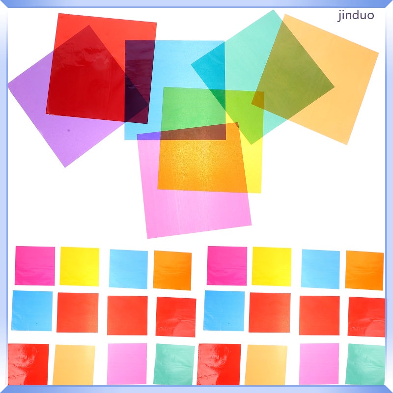 Set 84 Tấm Bóng Kính Trong Suốt Nhiều Màu Dùng Trang Trí diy