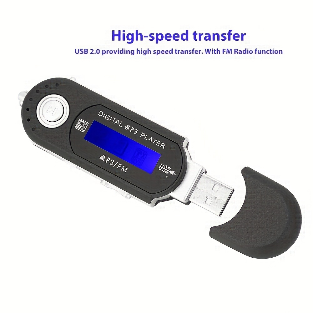 Máy Nghe Nhạc mp3 Di Động Với Thẻ Nhớ g Có Dây Cáp Tai Nghe zfoy