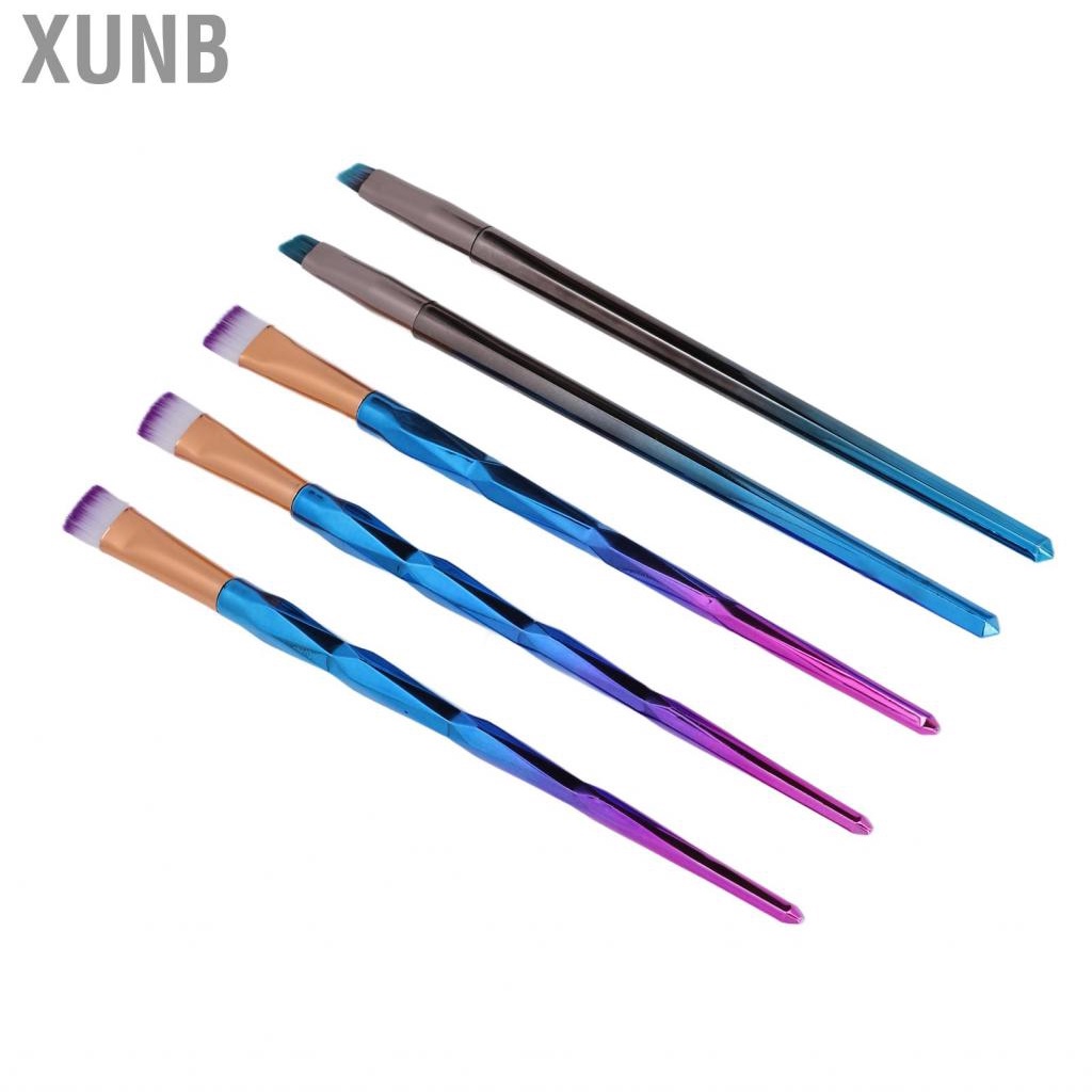 Xunb Nail Art Brushes 5 Pcs 2PCS Fashion Portable  For