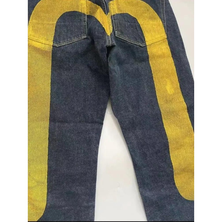 Quần jeans cotton Ống Rộng y2k In Họa Tiết vintage Thời Trang Đường Phố Cho Nam