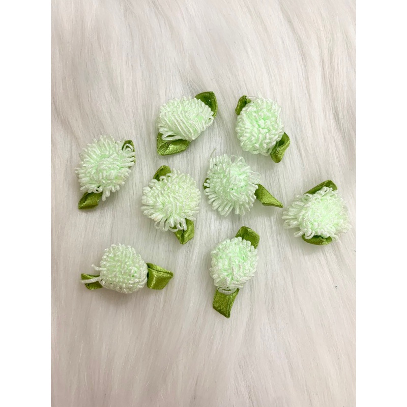 Hoa ruy băng trang trí,nhuỵ hoa ruy băng,hoa ruy băng Patch Sticker dán ủi may lên quần áo, hình may hình ủi lên quần áo