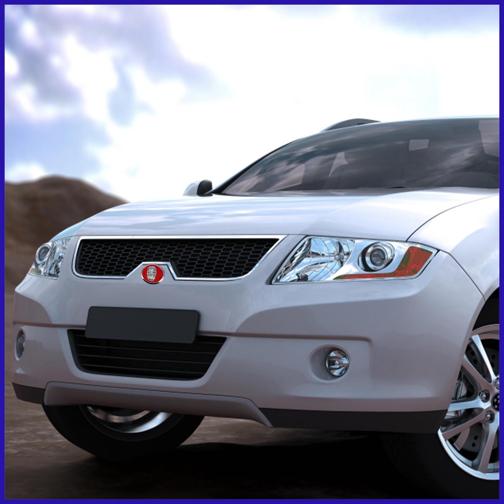 Miếng Dán Kim Loại Hình Đầu Lâu 3d Trang Trí Xe Hơi / Xe Tải / Mô Tô