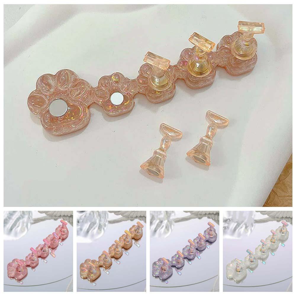 Giá Đỡ Trưng Bày Móng Tay Giả Hình Chân Mèo Tiện Dụng