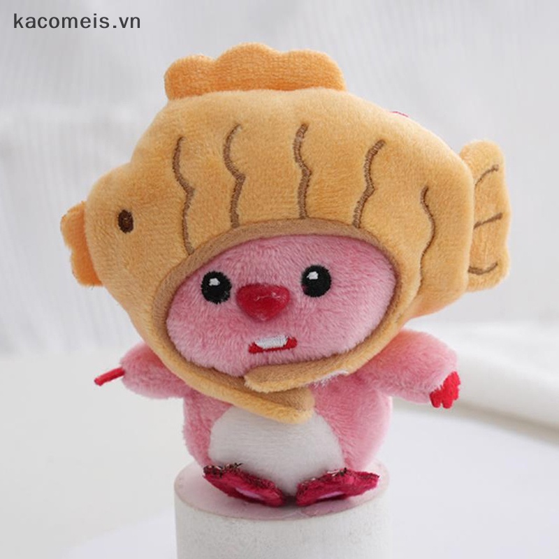 Thú Nhồi Bông Hình Búp Bê Hoạt Hình Đội Nón Tháo Rời Được Trang Trí Túi Xách vn