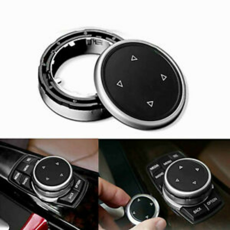 Lt Dành Cho Xe BMW F10 F20 F30 iDrive Xe Lớn Đa Phương Tiện Núm Nút Bao Viền Trang Trí