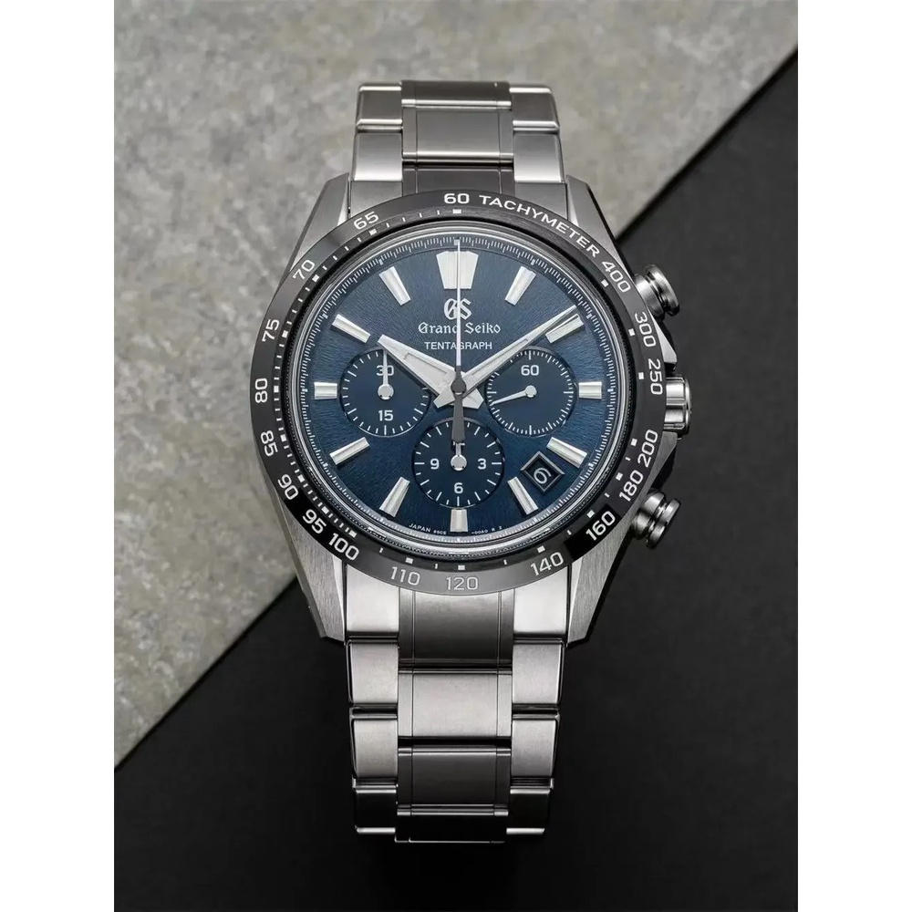 Mới Đồng Hồ quartz grand seiko slgc001g tentagraph evolution 9 Dây Thép Sang Trọng Cho Nam