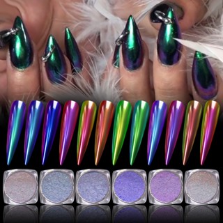 Phấn Tắc Kè Hoa Dạ Quang Ánh Sáng Thay Đổi Màu Gương Phổ Biến