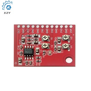 Bo mạch khuếch đại tín hiệu mono 4 kênh ne5532 tda138