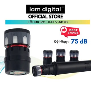  Lõi Micro Chuyên Nghiệp Shure Hifi V-607D - Củ Micro Chống Hú Chất Lượng Cao 