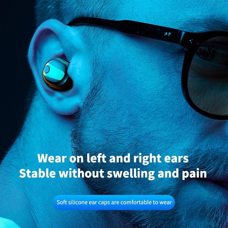 Twitch s9 Tai Nghe Nhét Tai Thể Thao Không Dây Chống Thấm Nước Có Micro Tiện Dụng