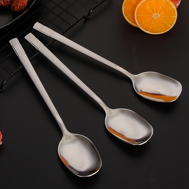 Muỗng Cà Phê Cán Dài Bằng Thép Không Gỉ