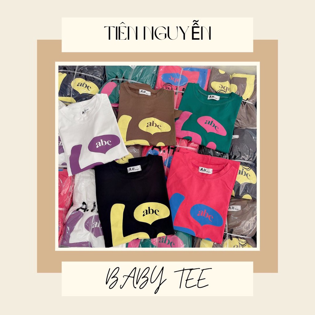 ÁO THUN PHOM BABY TEE BIG SIZE A48 BIG SIZE 55-90KG