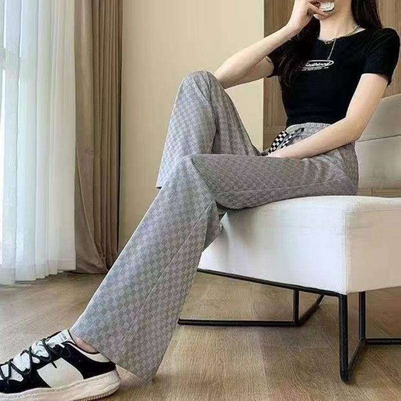Quần Lụa Dày Ống Rộng Lưng Cao 066 Cho Nữ