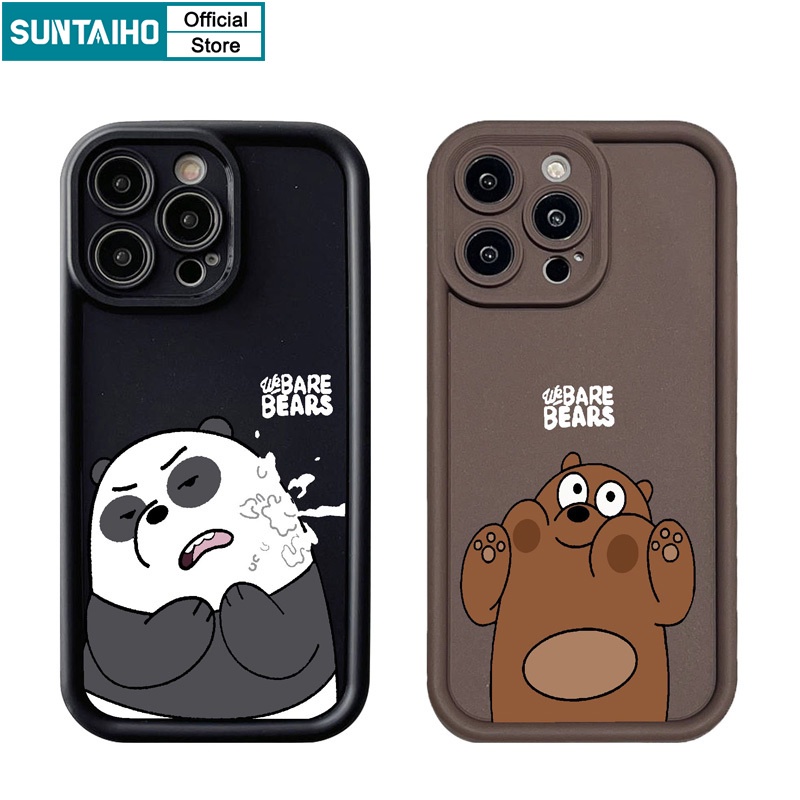 Suntaiho Ốp Điện Thoại tpu silicon Mềm Chống Sốc Hình Gấu Trúc Cho iphone 15 14 12 13 11 pro max ip 7 8 plus iphon x xs xr xs max