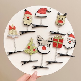 Set 4 Kẹp Tóc Phong Cách Giáng Sinh Dễ Thương