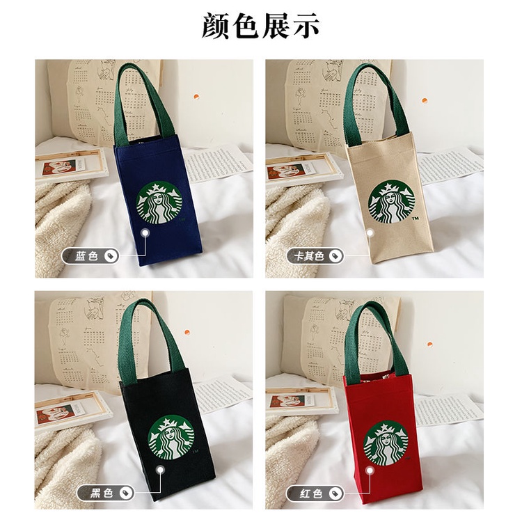 Túi Xách Vải Nhỏ In Hình starbucks Trọng Lượng Nhẹ Cho Nữ cxbjhy26889098. Tôi