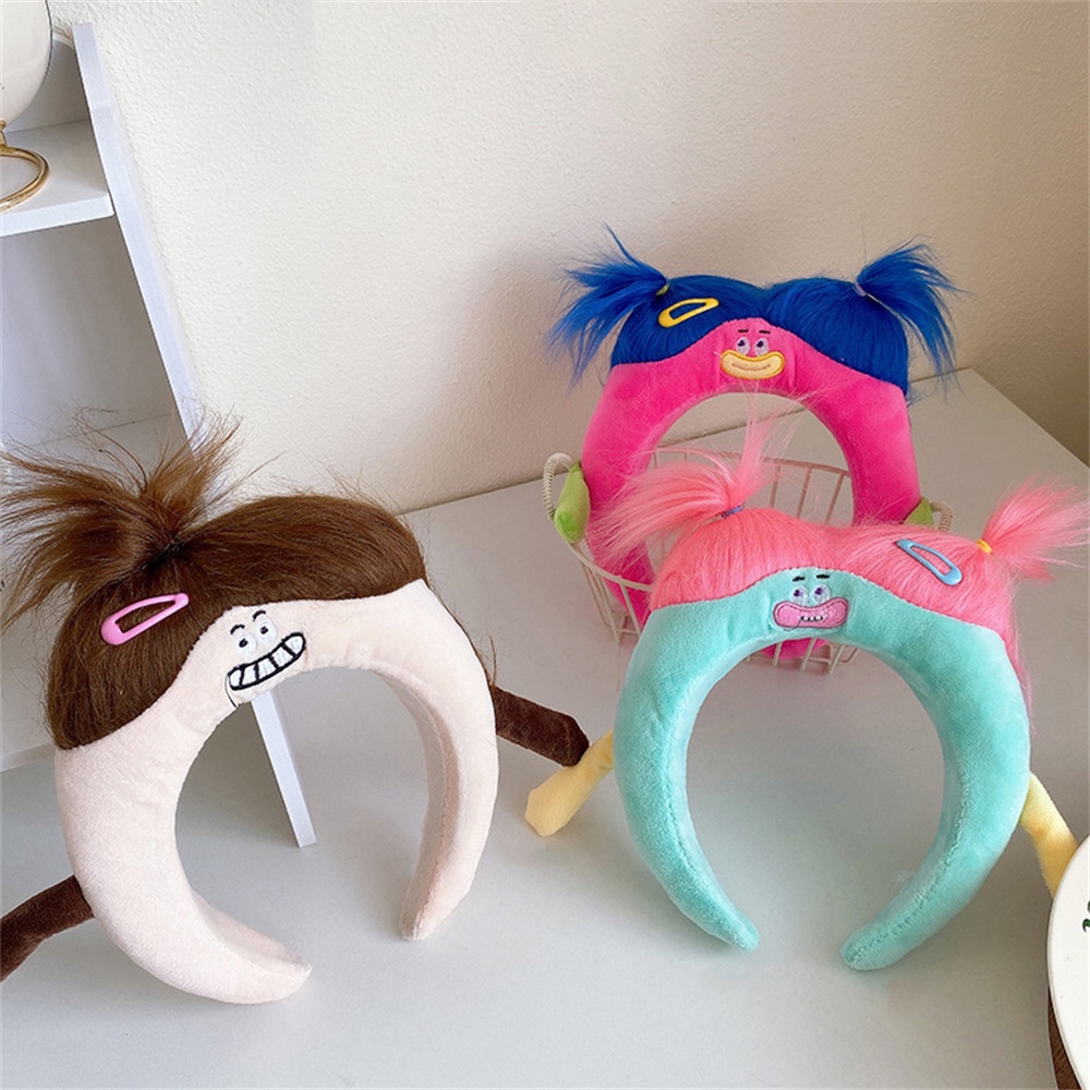 Ngọt Ngào, Dễ Thương, Hoạt Hình Ngộ Nghĩnh, Búp Bê Xấu Xí Sang Trọng Băng đô Bím Kỳ Cục/Vòng Cài Tóc Màu Kẹo đa Năng Sáng Tạo Dành Cho Nữ.