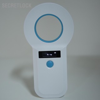 Secretlock đầu đọc thẻ động vật máy quét vi mạch thú cưng cho rfid 34.2khz/125khz có thể sạc lại hỗ trợ emid/fdx‑b
