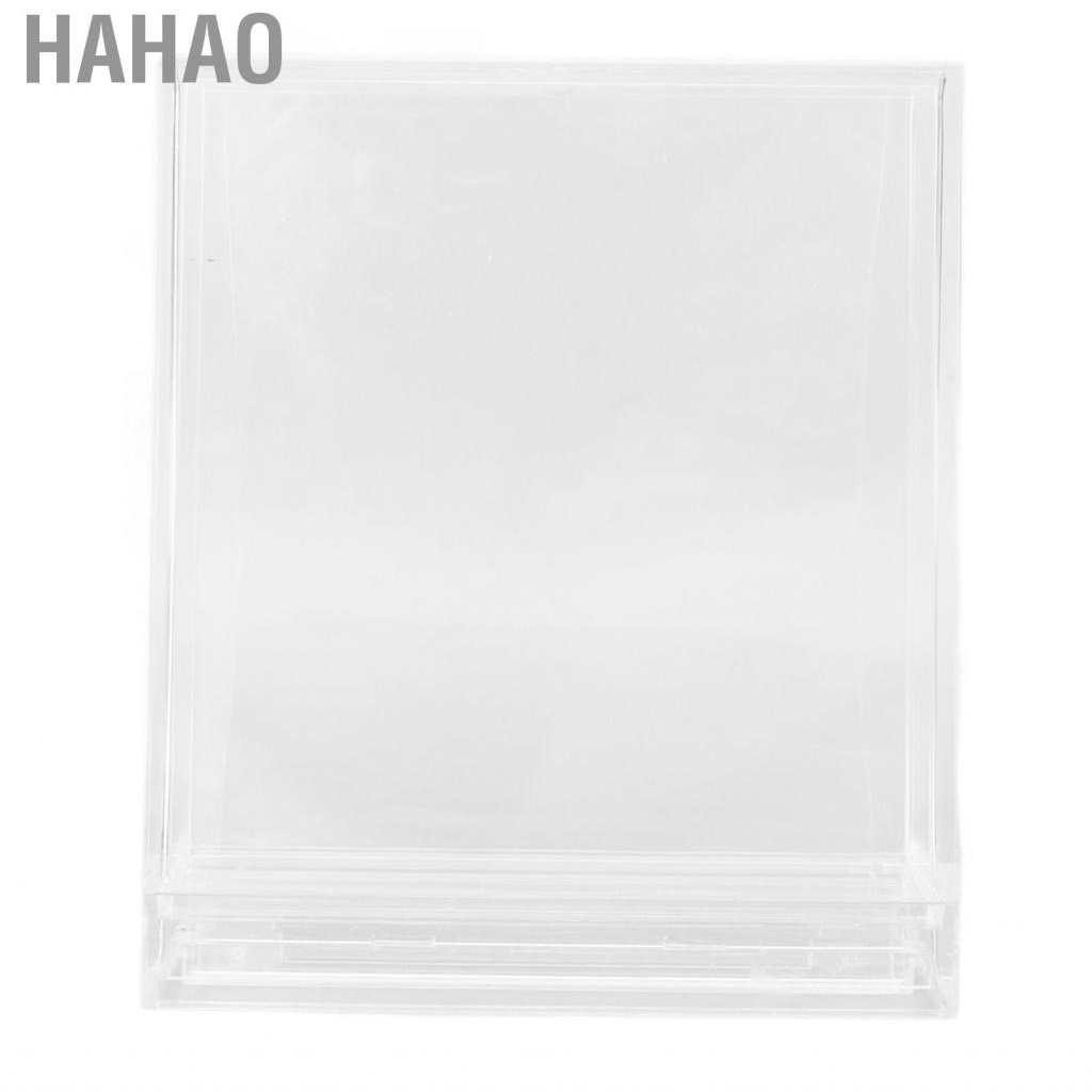 Hahao Desktop Mini Picture Frame PC Double Sided Transparent Freestanding Instant Photo for Instax Polaroid ZIP Film