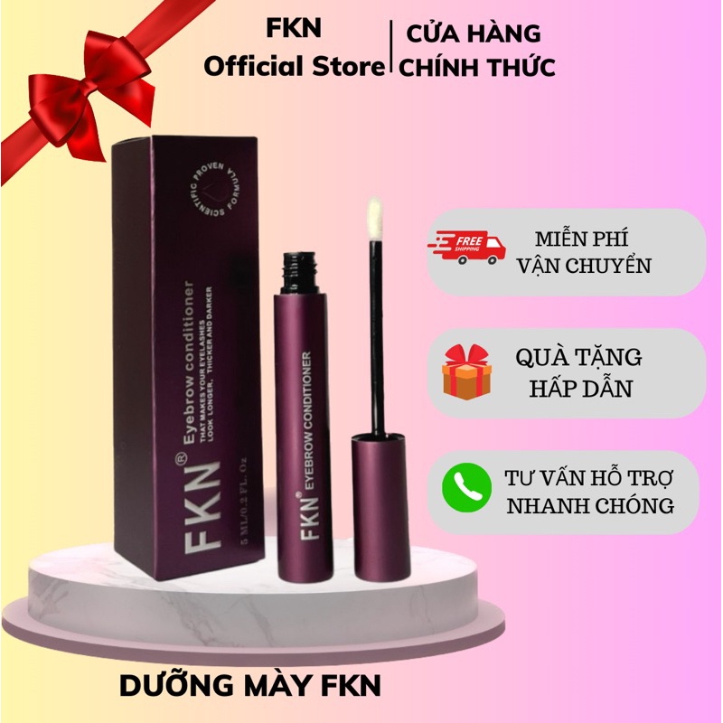 Serum dưỡng mọc mày FKN 5ml dưỡng ông mày dài rậm đen bóng