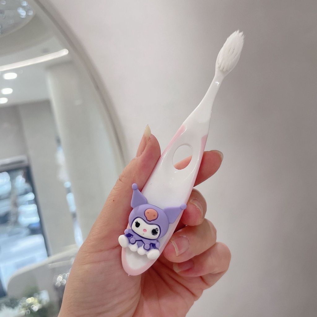 Bàn Chải Đánh Răng Lông Mềm Hình sanrio my melody hellokitty Dễ Thương Cho Bé 6-12 Tuổi