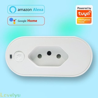 ⭐LOVE⭐ Tuya WiFi For Zigbee Smart Plug 16A Brazil Socket with Overload Protection