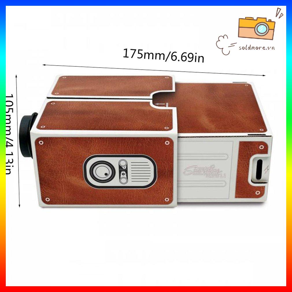 Máy chiếu cầm tay mini Máy chiếu điện thoại thông minh dành cho máy chiếu gia đình Video