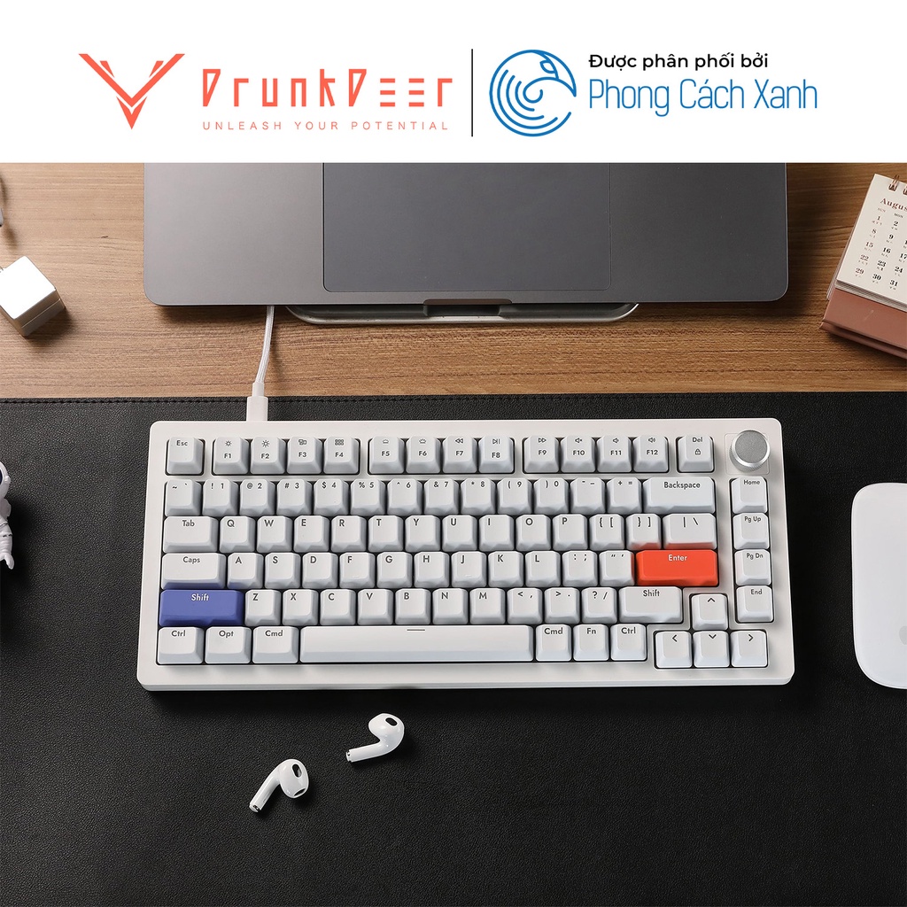 Bàn phím từ HE DrunkDeer A75 - Switch nam châm Rapid Trigger - Hàng chính hãng