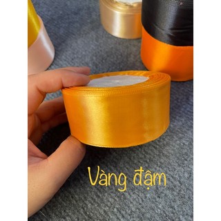 Cuộn ruy băng lụa 4cm ( cuộn )làm hoa hồng lụa