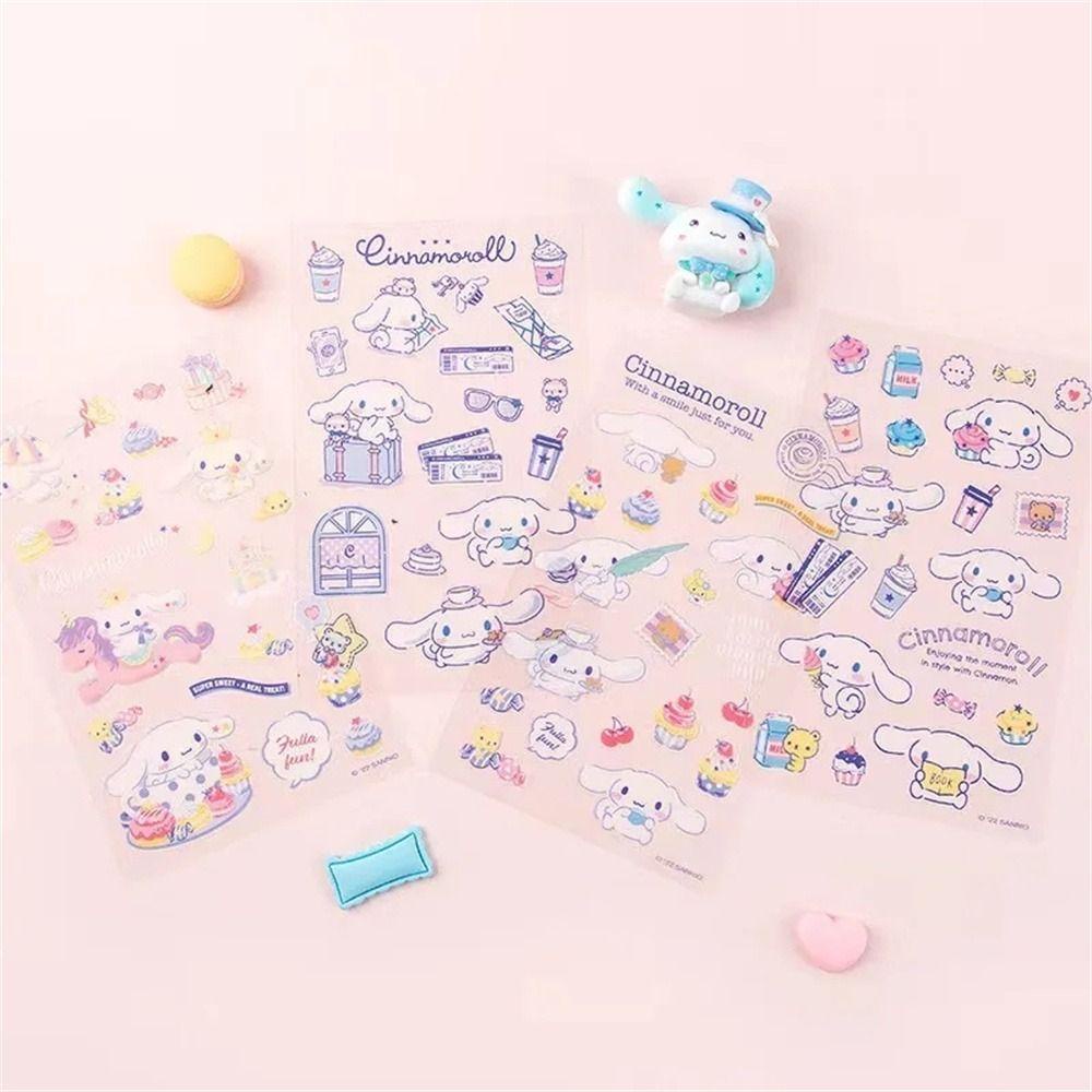 Mmluck melody Nhãn Dán Hoạt Hình Kuromi Đáng Yêu Trang Trí Sổ Tay diy