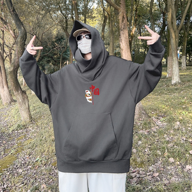 Áo Hoodie cotton Dày Dáng Rộng Thời Trang Cao Cấp Cho Nam Nữ