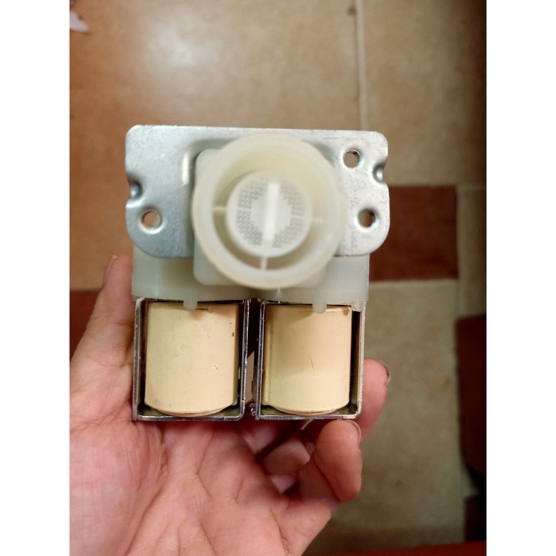 Van cấp đôi máy giặt LG Samsung 220V valve điện từ cấp nước mg sámung  hàng Xịn