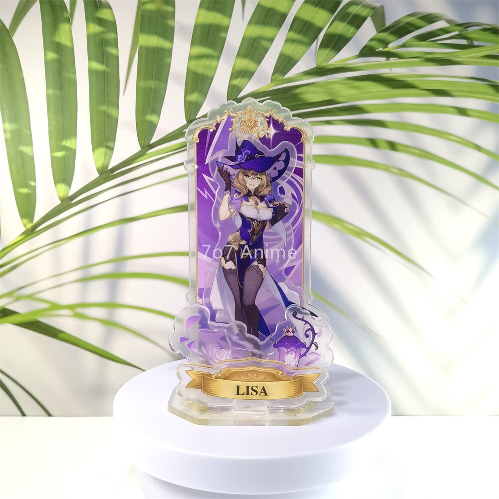 Mô hình Standee Anime Game Genshin Impact Zhongli Hutao Shougun Wanderer Alhaitham Phụ kiện trang trí 2