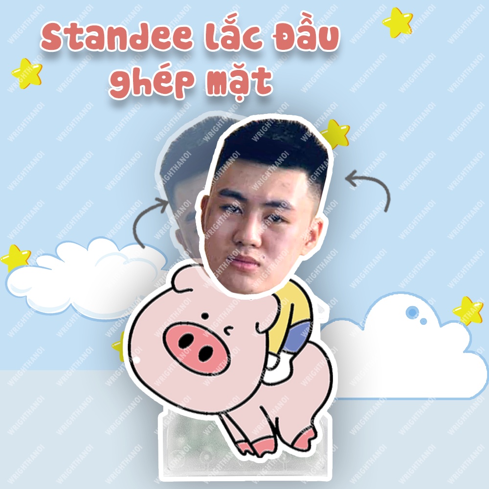 Standee Lắc Đầu In Theo Yêu Cầu Hoạ Tiết Chibi Hoạt Hình Phim Ảnh Anime Cute Dễ Thương