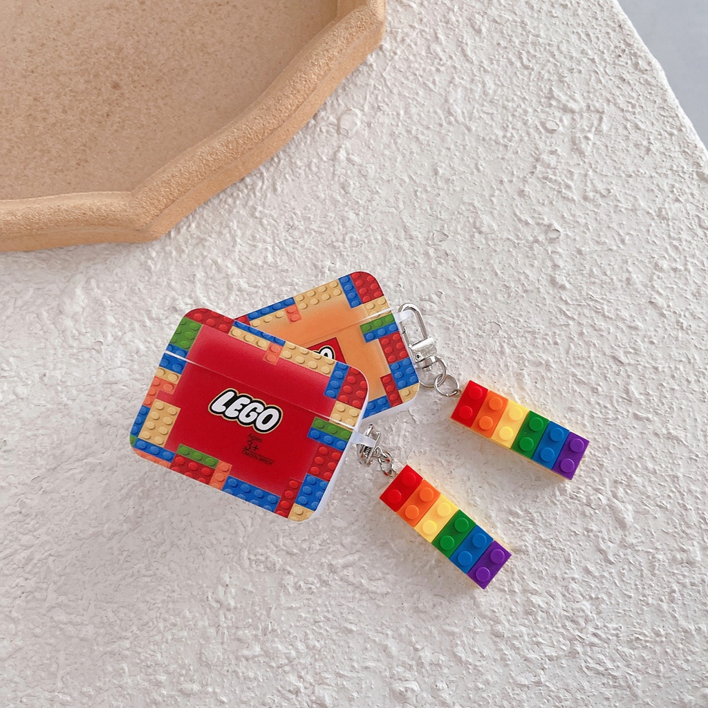 Thời Trang Vỏ Bảo Vệ Hộp Sạc Tai Nghe airpods pro gen 2 1 2 pro 3 Hình lego toy Story Kèm Móc Khóa