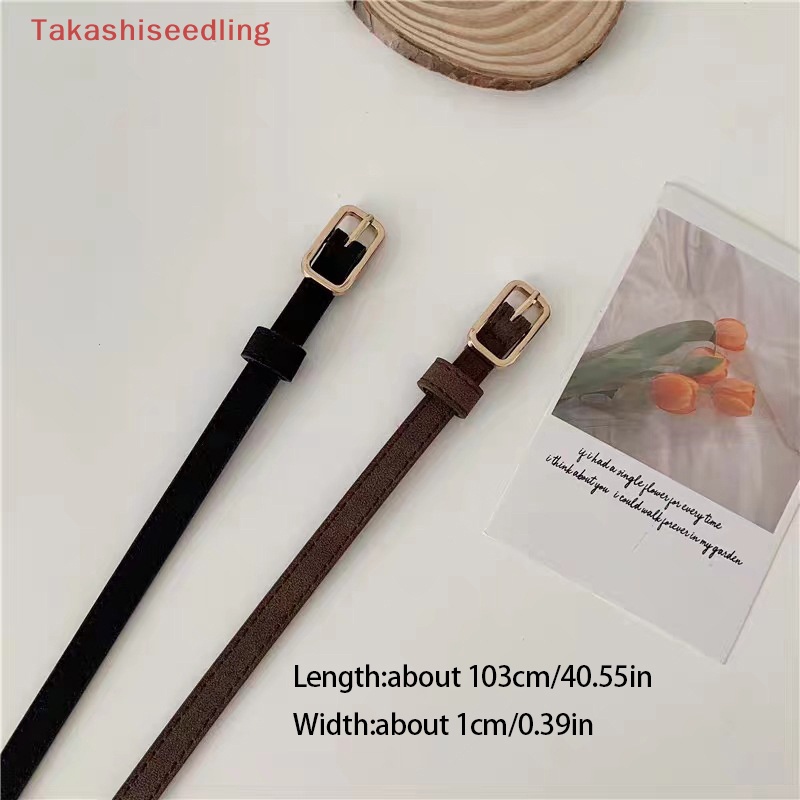 Thắt Lưng Da pu Phong Cách retro Pháp Cho Nam Nữ