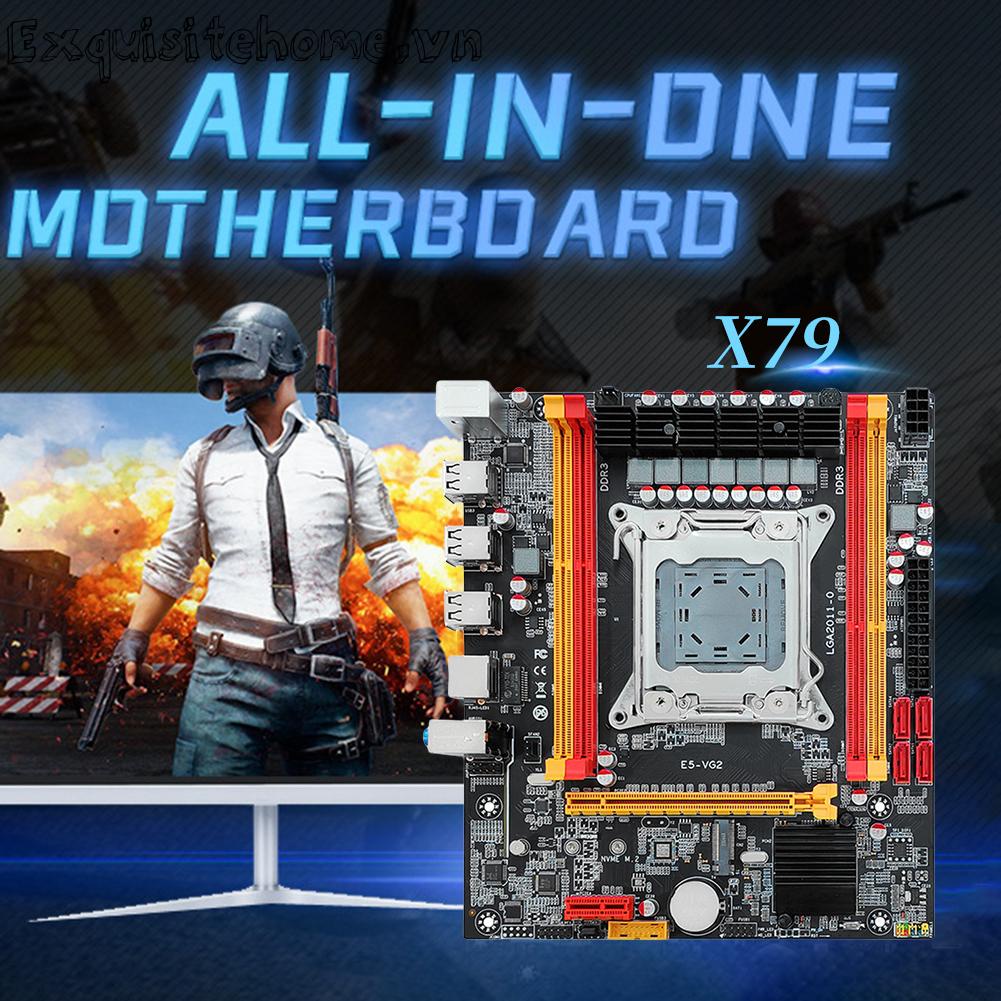 Bảng Mạch Chủ pc nvme m.2 Sd lga 2011 Cho intel cpu e5 x79