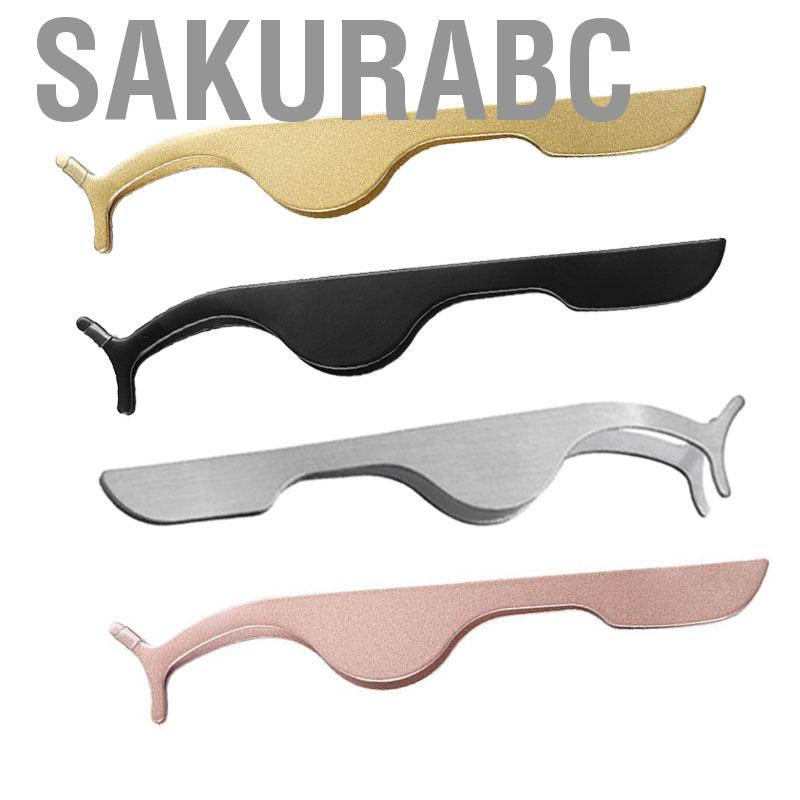 Sakurabc Eyelash Applicator  Extension Stainless Steel Auxiliary Tool for Home