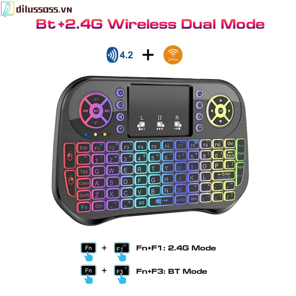 Bàn Phím Cơ dilussoss.vn 81 Phím Có Đèn Nền rgb Kèm Núm Vặn Dành Cho Máy Tính Để Bàn laptop